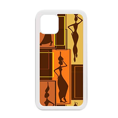 Coque de protection iPhone 12 Pro Max femme noire art