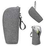 DZOZO Insulated Milk Bottle Bag Portable Breastmilk Storage Tote Bottle Warmer Breastmilk Cooler Bag Warmer Milk Bag Thermal Insulation with Strap