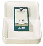 METRO Professional Menübox, Bagasse, 1200 ml, weiß, 50 Stück