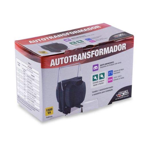Autotransformador, Force Line, 293, Preto