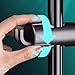 Shower Holder That Requires No Tools for Installation, Adjustable Shower Head Holder for Slide Bar, 360 Degree Rotation Bathroom Sprayer Bracket, for RV Toilet Hotel Gym (White)