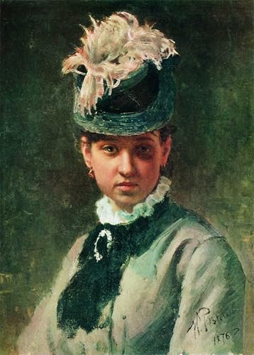 Peinture Poster Impression Tableaux d'Art Portrait Vera Repina Finition Premium
