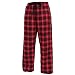 Boxercraft Plaid 100% Cotton Flannel Pant F20, Red/Black - Youth Medium
