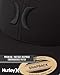 Hurley Men's Caps - Del Mar Mesh Panel Baseball Cap Trucker Hat - Snap Back Hats for Men, Black