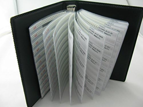 0201 SMD SMT Chip Inductor Assortment Book Kit 38 Values x100pcs,Total 3800pcs,5%