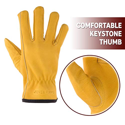 Suse's Kinder Youth Work Gloves Women Gardening Glove Leather (Xl Ages 12-14) #TOP1