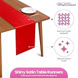 Zoom IMG-2 weddecor raso runner da tavolo Zoom IMG-2 weddecor raso runner da tavolo