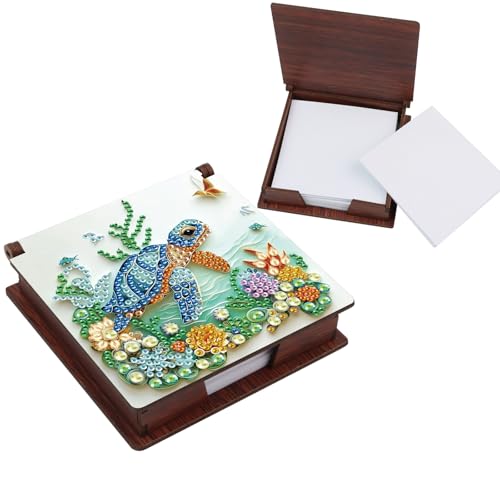 Rangement papier note peinture diamant antor porte-bloc-notes bois