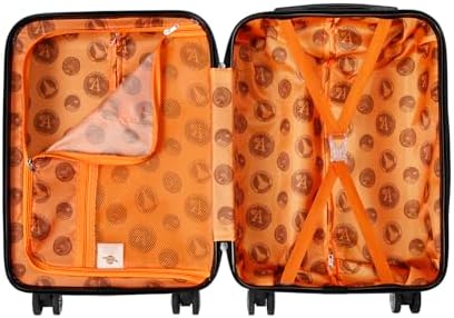 Valise Cabine Rigide NASA - 4 Roues - ABS Blanc - Taille Cabine Max 56cm - Neuf