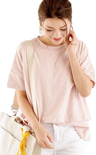 Amazon Co Jp Milk Tea マタニティ 授乳服 ベーシック 2wayポケッタブルtee ピンク 産前産後 コットン 半袖 服 ファッション小物