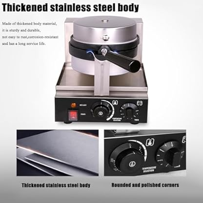 Burger-Maker-Maschine, elektrische Presse, Burger-Maschine, kommerzielle Hamburger-Presse, Burger-Maschine, antihaftbeschichtete elektrische Panini-Presse, einstellbare Temperatur 50–300 °C, – Bild 8