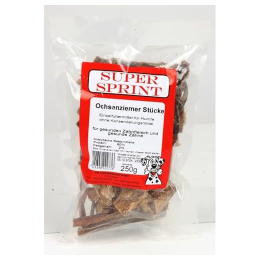 Ochsenziemer Stücke 20 kg für Hunde