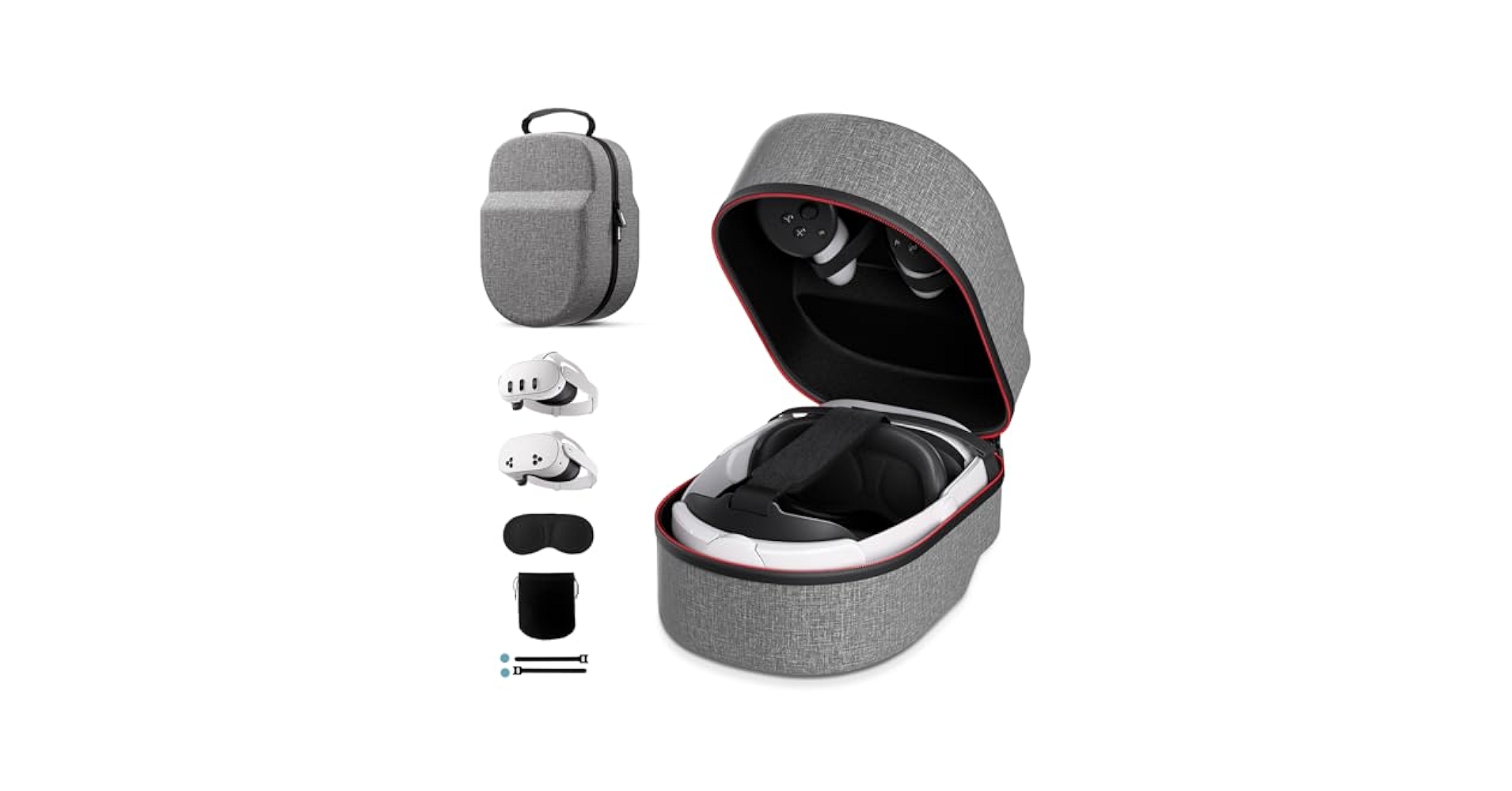 Amazon.com: COOWPS Carrying Case for Meta Quest 3S/Quest 3