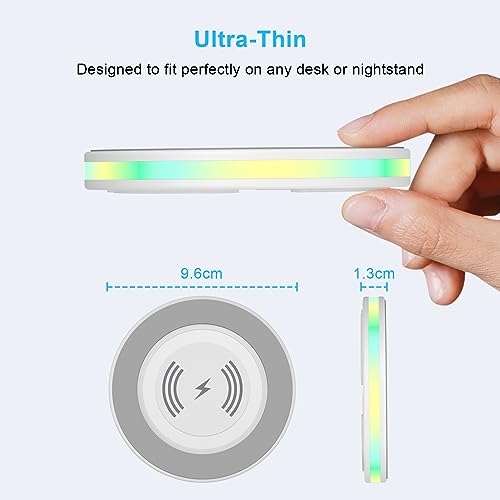 Image of Wireless Charger Samsung Fast Charging Pad for Samsung Galaxy S26 Ultra S25 S24 S23 S22,Wireless Phone Charger Android Charging Station Cargador Inalambrico para for iPhone 17e 17 Pro Max 17 16 15