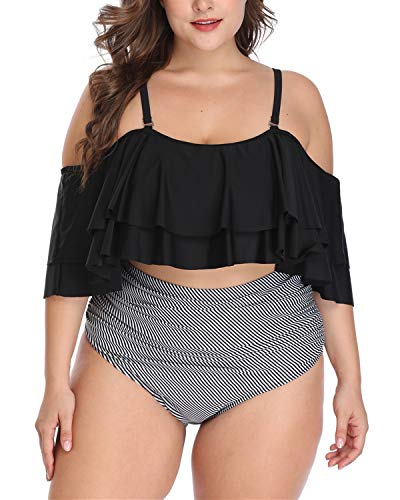 control top high waisted bikini