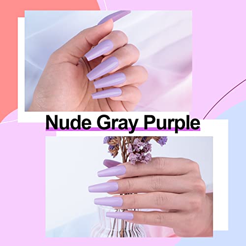Gel Nail Polish, 1 Pcs 0.5 Fl Oz Lavender Purple Gel Nail Polish Color Soak Off Gel Polish Nail Art Manicure Salon Diy Nail Lamp Gel Nail Design Decoration At Home Holiday Gifts For Women (Pink) #TOP3