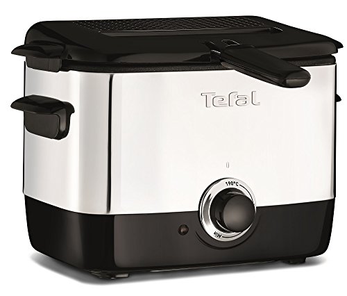 Tefal Ff220040 Mini freidora, (2 porciones), 0.6 Capacidad kg, 1000 w, Acero Inoxidable
