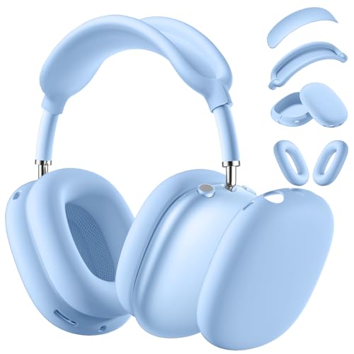 Lerobo for AirPod Max Case Cover, Anti-Scratch Ear Pad Case Cover/Ear Cups Cover/Headband Cover for AirPods Max Headphones, Soft Silicone Skin Protect