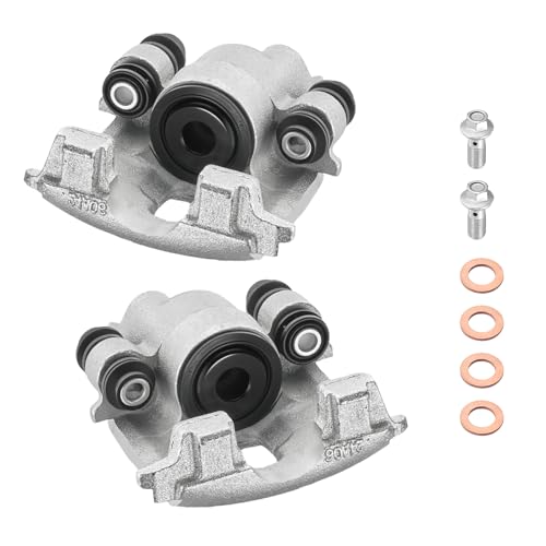 Image of BDFHYK 18-4373 18-4372 Rear Disc Brake Caliper Assembly for Chrysler 300M /Cirrus /Concorde /Dynasty /Imperial /Intrepid /LHS /New Yorker /Sebring, for Dodge Dynasty /Intrepid /Stratus 1991-2006 2pcs