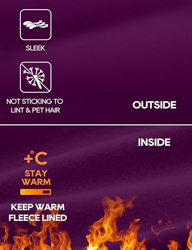 Image of CRZ YOGA Fleece Thermal Leggings 28'' | Thermal, Casual, Full Length, Winter, for Women