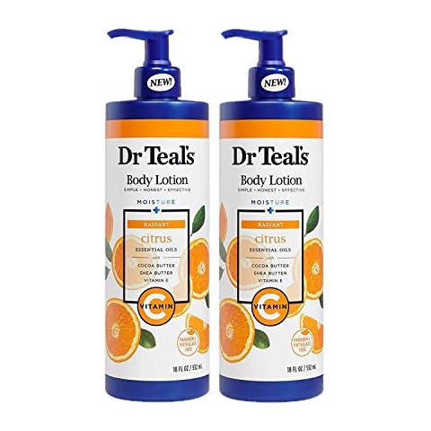 Dr. Teal's Glow & Radiance Body Lotion with Vitamin C & Citrus Essential Oils Cover