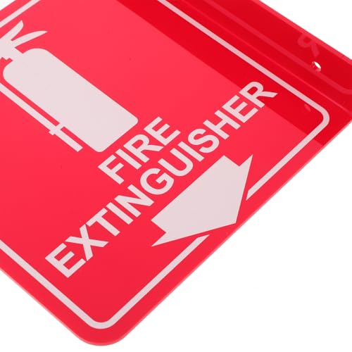 Panneaux de sécurité pour extincteurs avec fixation murale 6x6 - 3