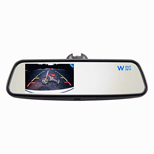 iBeam TE-CTM45 4.5 Inch Compass/Temp Mirror Monitor