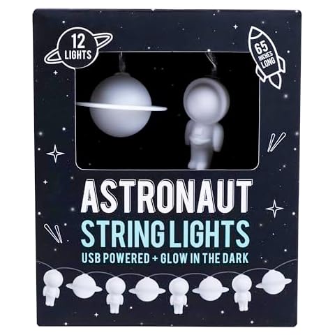 Fizz Creations Astronaut Glow String Lights Cover