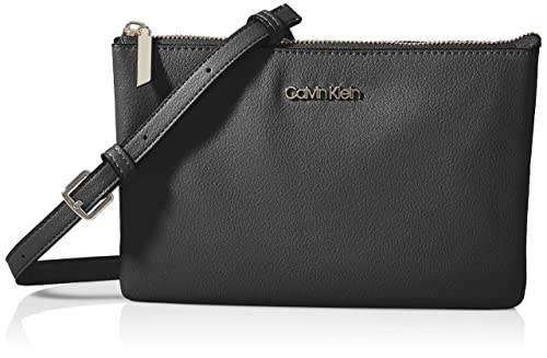 Calvin Klein Damen Umhängetasche Ck Must Klein, Schwarz (Ck Black), Einheitsgröße