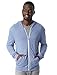 Alternative Mens Hoodie, Eco Zip Up Triblend Jersey Hooded Sweatshirt Fashion-hoodies, Eco Pacific Blue, X-Large US
