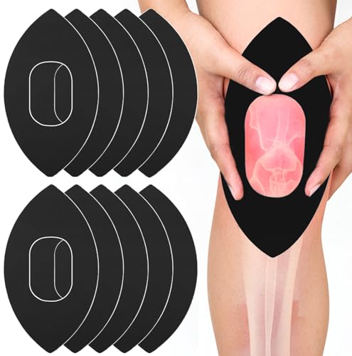 10PCS Tape Kinesiologico, Kinesio Tape Sportivo, Nastro Adesivo Impermeabile, tape sportivo impermeabile ed elastico, Taping Kinesiologico Utilizzato per il Supporto Ginocchio e Articolare