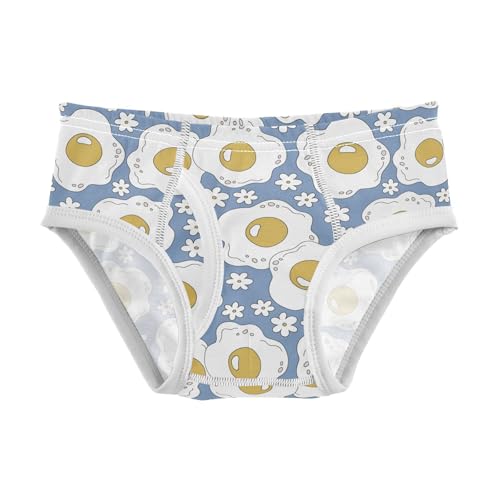 Boys' Underwear Cotton Little Boys Eggs Daisy Briefs Soft Toddler Underwear 2T-8Y