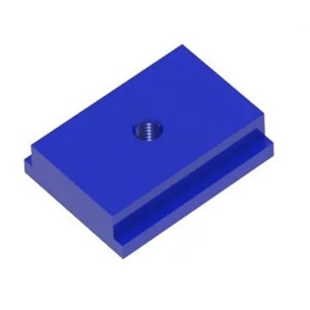 Aluminum T-Slot Bar Universal T30 T Track Miter Jig Length 500mm, Aluminium Gauge Guide Chute for Workbench 1pc(Blue,M8)