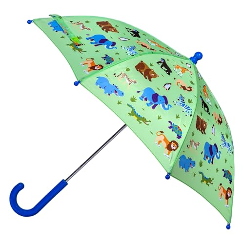 Wildkin Kids Umbrella – Rainproof Canopy, Curved...