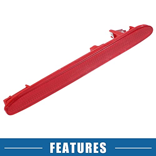 Image of Car Rear Left Right Bumper Reflector 33555-SEA-013 33505-SEA-013 for Honda CR-V EX LX SE 2005-2006 Plastic Red (Set of 2)