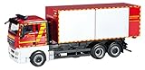wechsellader feuerwehr 7 5t Hochwertiges Kunststoffmodell herpa 091404 - Man Wechsellader-LKW Feuerwehr Wuppertal