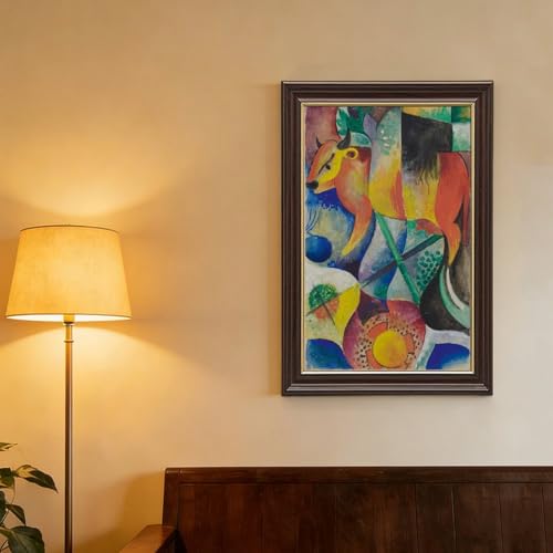 Tableau Vaches Heinrich Campendonk impression toile d'art chic