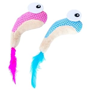 Catstages Dental Shrimpies Catnip Cat Chew Toy – 2 Pack