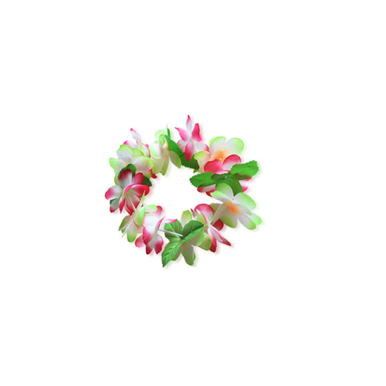 TOYANDONA 12 Pulseras De Flores Tropicales Pulseras De Flores Hawaianas Diadema De Flores Collar De Fiesta Hawaiano Collar Floral Hula Suministros De Decoración para Fiesta Luau
