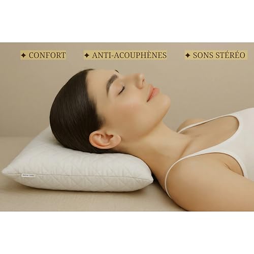 Oreiller sonore NextGen pour écouter votre musique au lit sans écouteurs - 7