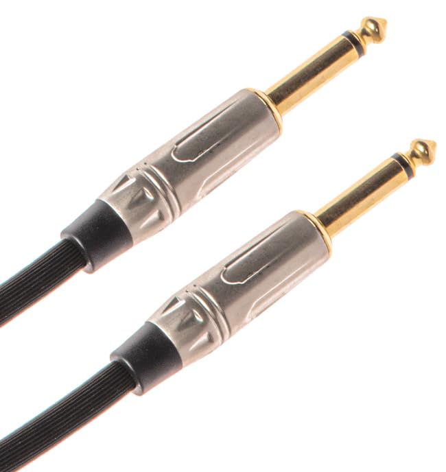 QUIK LOK - JUST/JJ-3 SL, Cable for Musical Instruments JUST Mono Jack/Mono Jack, SL Silver Connectors, Length 3 m, Black - Image 3