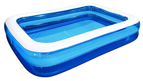 Honeydrill Inflatable Swimming Pool Family Backyard Pool, Good Choice for Backyard, Outdoor, Garden, Water Party, Lovely Size for Kids (120x72x20 inches) Honeydrill Inflatable Swimming Pool Family Backyard Pool, Good Choice for Backyard, Outdoor, Garden, Water Party, Lovely Size for Kids (120x72x20 inches)