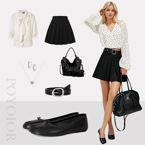 Tabi Flats Women Split Toe Shoes Wide Width Ballet Flats Comfort Casual Work Shoes for Women Office 2025 Spring4