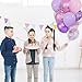 68Pcs Pink and Purple Balloons 12 Inch Metallic Purple Pink Latex Balloon Confetti ballons with Ribbons Party Balloons for Wedding Girls Birthday Baby Shower Decorations.