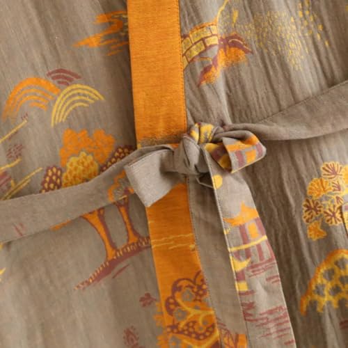 Kimono para hombre estilo japonés contra el calor diario 4