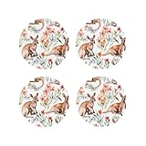 Premium-Untersetzer: Dieses Set aus 4 Lederuntersetzern wurde mit Blick auf Qualität gefertigt und bringt sowohl Funktionalität als auch einen eleganten, modernen Look in Ihren Raum. Ihr leichtes, rutschfestes Design bietet eine zuverlässige Platzierung von Getränken auf jeder Oberfläche.