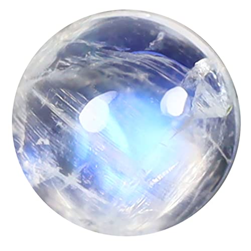 Pierre de lune véritable gemme en vrac rainbow blue pour bague artisanale