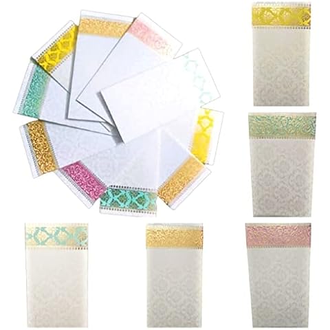 Pack of 10 Multicolour Shagun Cash Envelopes Cover