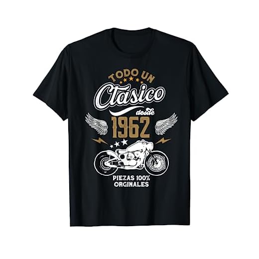 Nacido En 1962 | 59 años Cumpleaños Moto Biker Hombre Motero Camiseta