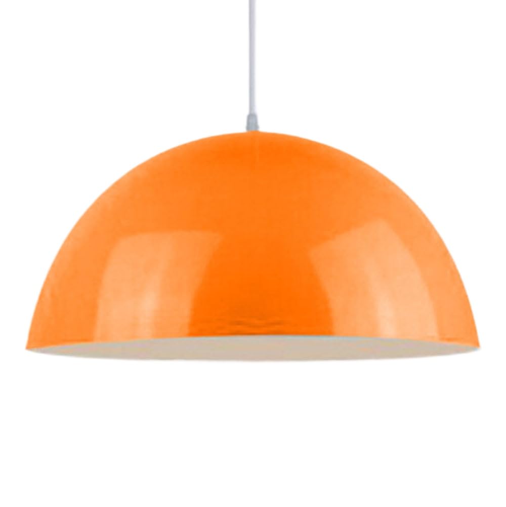 Lustre nuancier clair orange 40 cm pour illuminer un couloir sombre